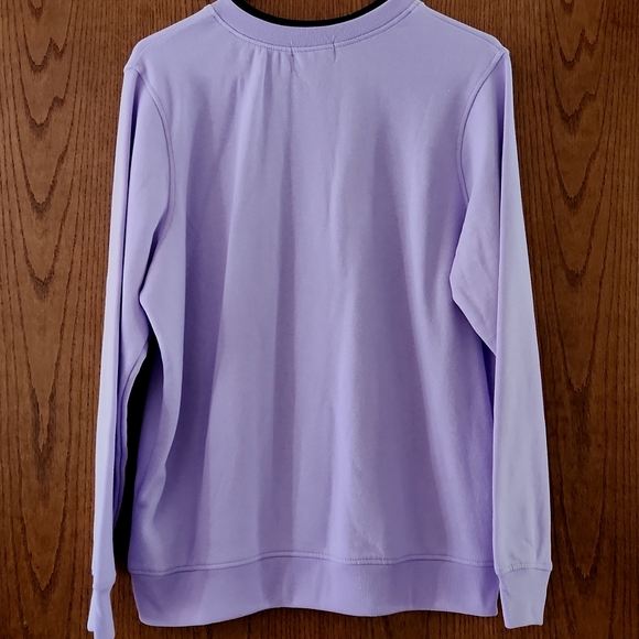 Misses C & K Designs button front sweatshirt - Size M/L - Picture 2 of 6